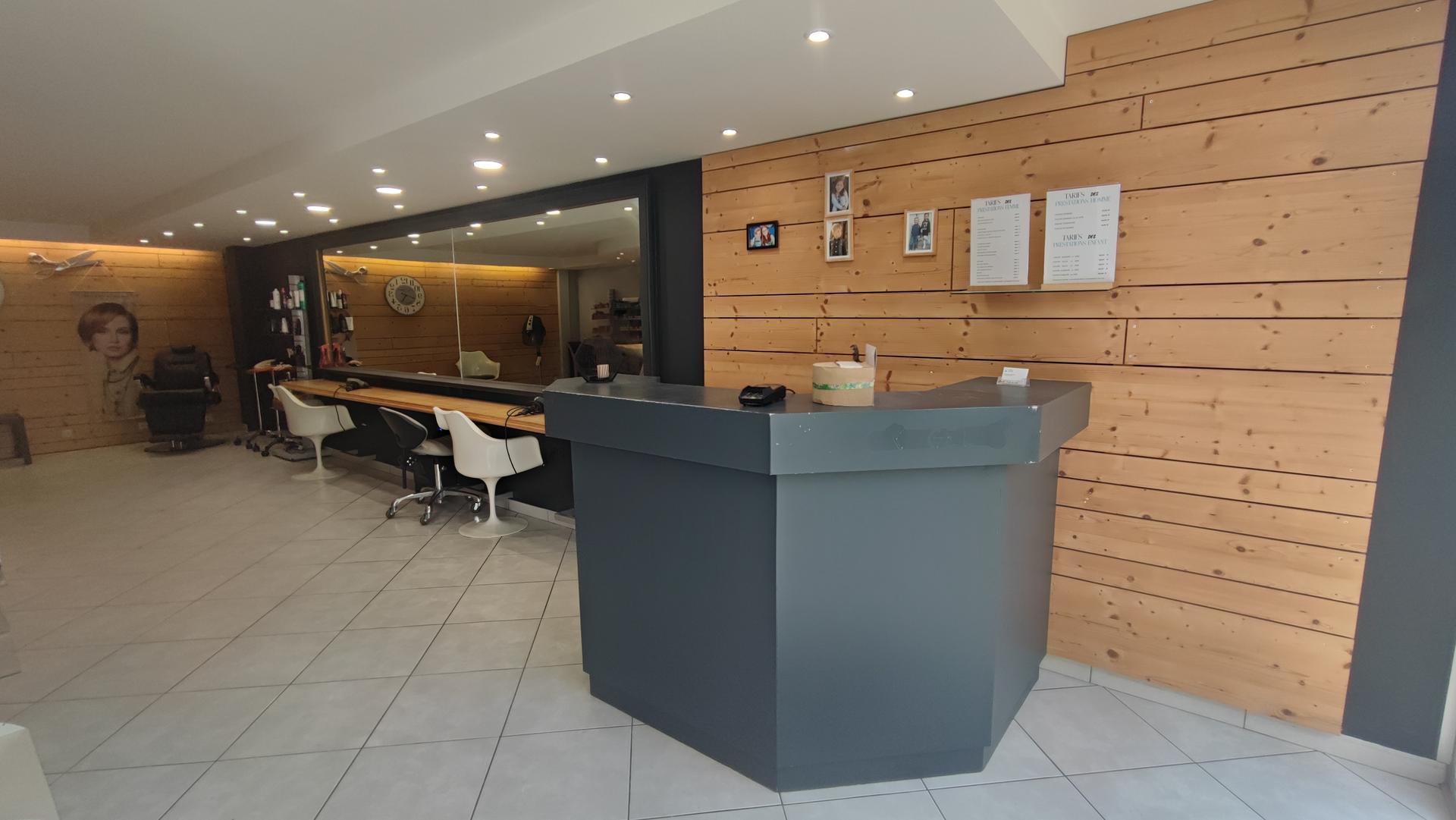 Accueil du salon Novità Coiffure à Besançon